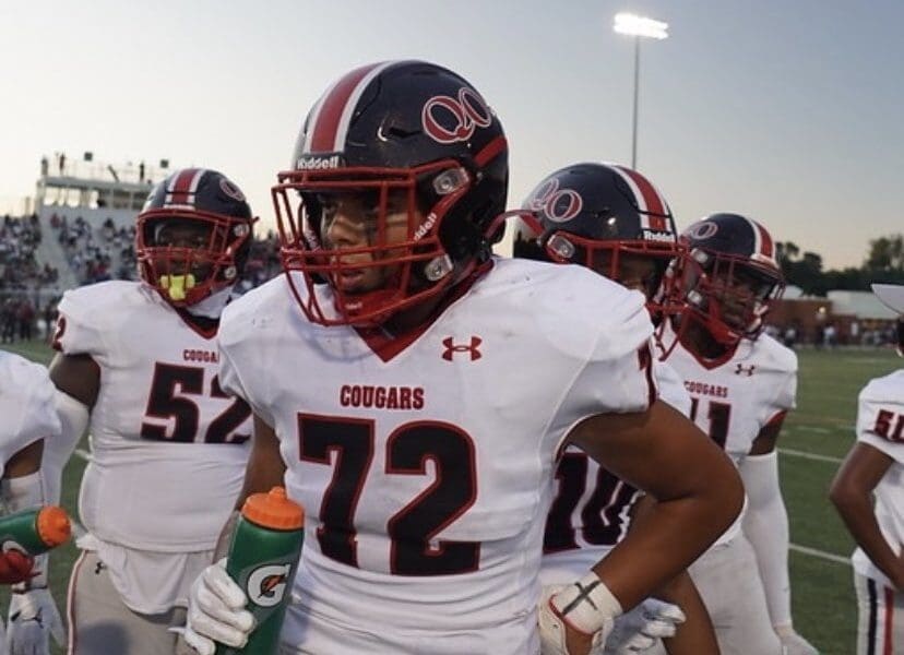 Pitt offensive line target Triston Pierre.
