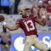 Florida State quarterback Jordan Travis