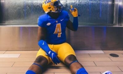 Pitt football defensive tackle Jahsear Whittington.