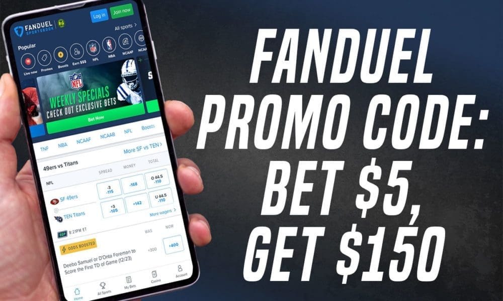 fanduel promo code 5 150