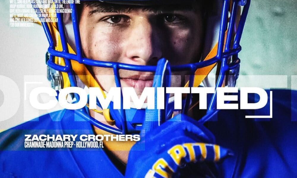 Pitt defensive end Zachary Crothers
