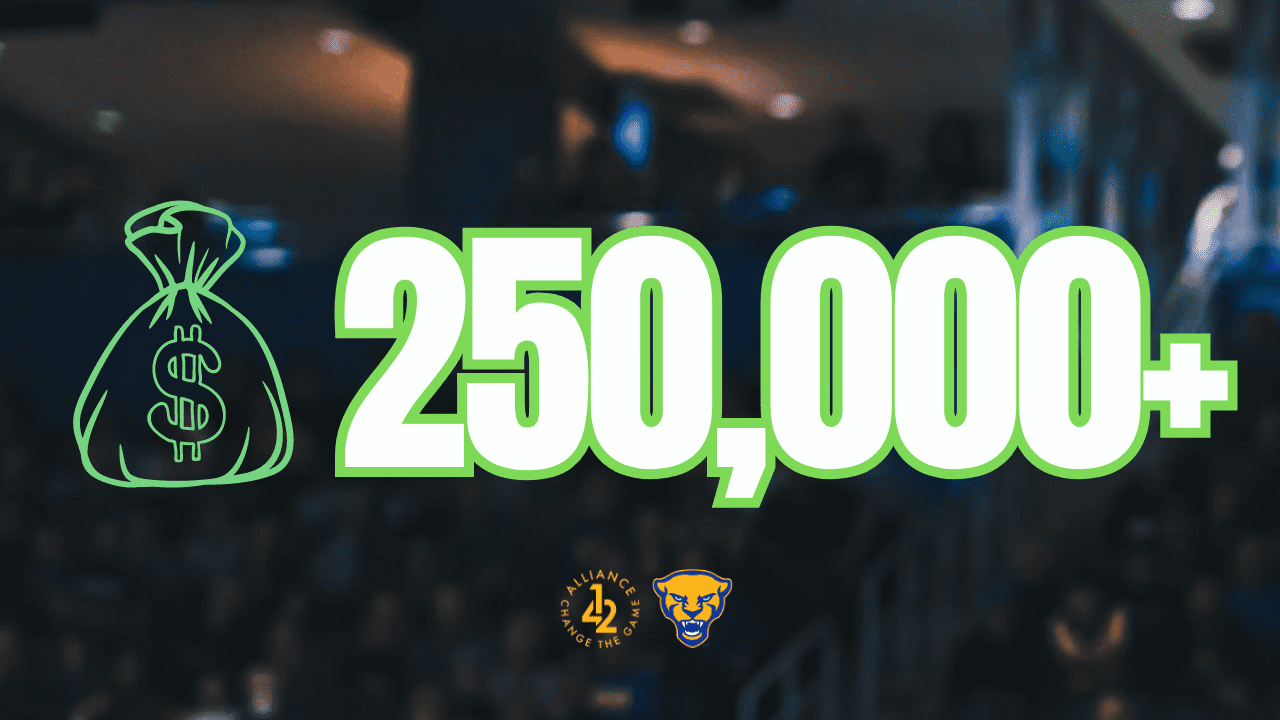 So far, Pitt Panther fans have raised over $250,000 as part of the NIL (Name, Image, and Likeness) challenge, according to this post by Alliance 412.