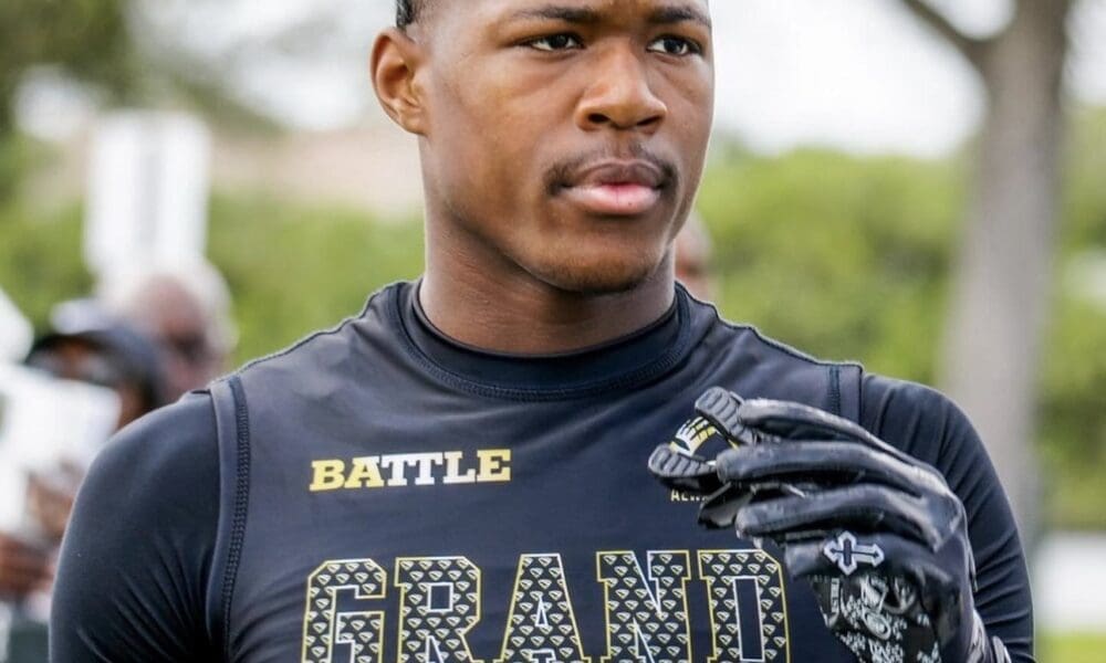 Pitt wide receiver target Ethan Feaster.