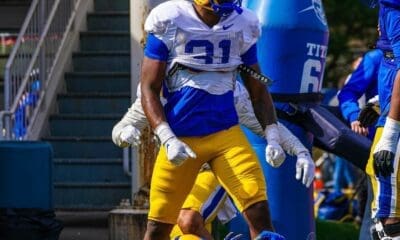 Pitt linebacker Rasheem Biles.