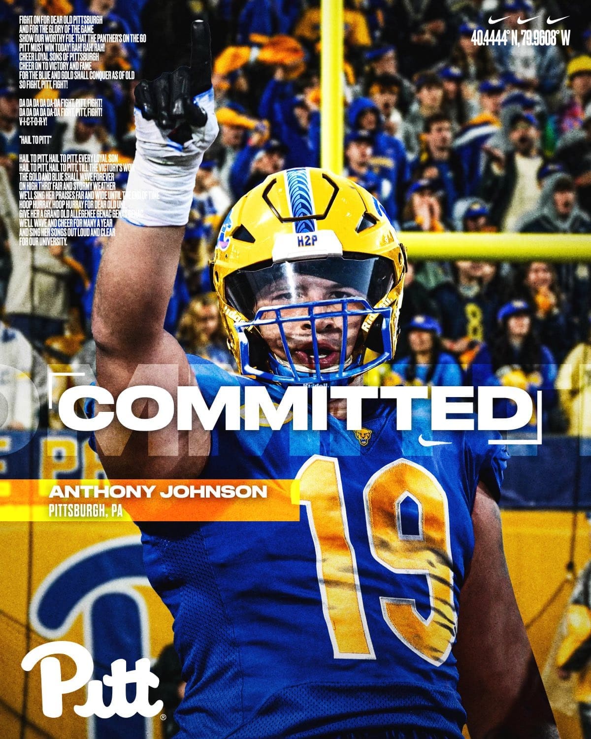 Pitt defensive tackle Anthony Johnson