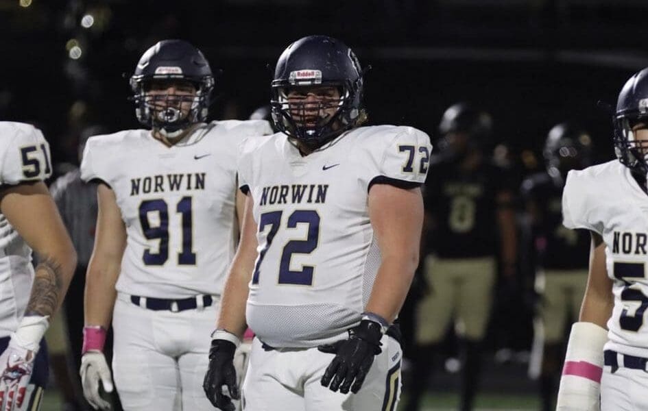 Former Norwin football player Josiah Pastories