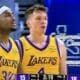 Blake Hinson and Dalton Knecht made their Los Angeles Lakers debuts on Saturday in the NBA Summer League.