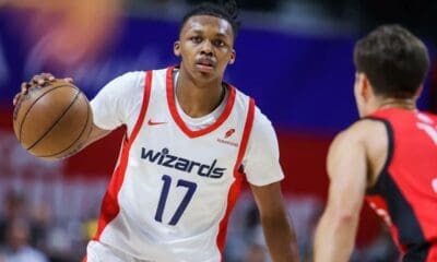 On Wednesday, Bub Carrington's Washington Wizards released their preseason schedule, which includes two home games.