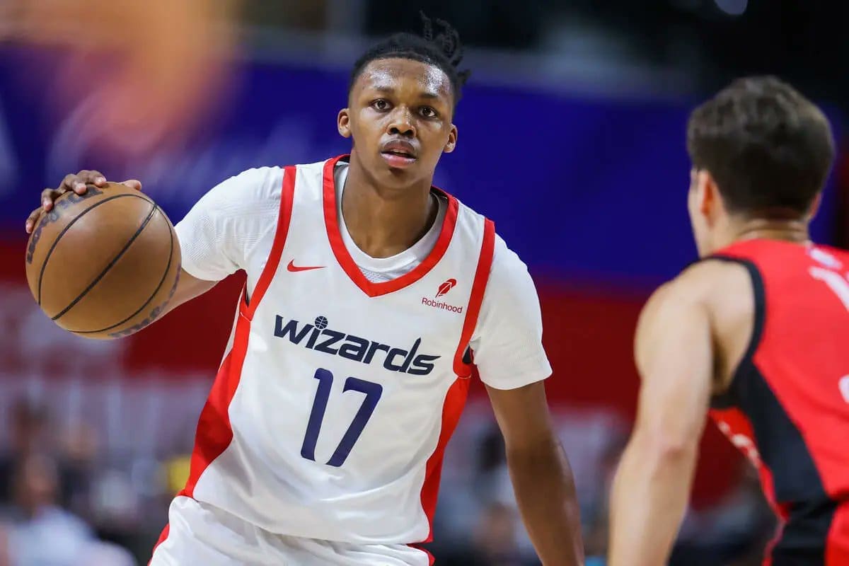 On Wednesday, Bub Carrington's Washington Wizards released their preseason schedule, which includes two home games.