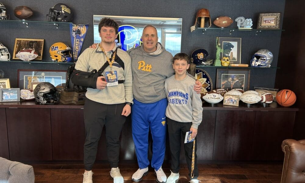 Pitt walk-on defensive end Charlie Donehue