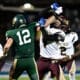 Seton LaSalle edge rusher Aaron Loritts (12) vs. Steel Valley. Nov. 15, 2024 -- Ed Thompson / PSN