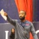 Duquesne men's basketball head coach Dru Joyce III in a practice.