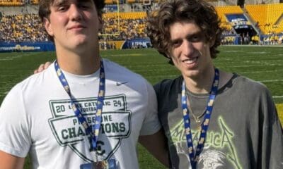 Pitt target Nathan Zappitelli attending the Cal game in October. Photo courtesy: Nathan Zappitelli.