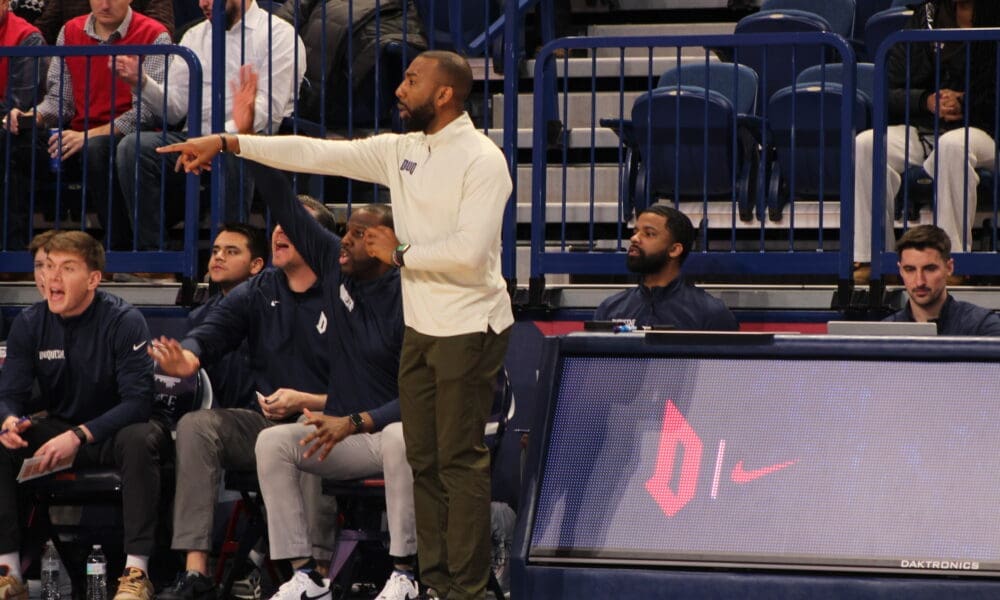 Duquesne head coach Dru Joyce III