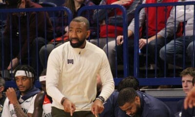 Duquesne head coach Dru Joyce III