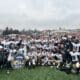 Belle Vernon poses after winning the PIAA 3A State Championship.