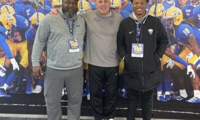 Top Pitt running back target Damon Ferguson during a spring visit. Photo courtesy of Damon Ferguson.