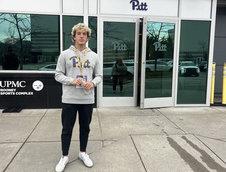 Pitt quarterback commit Angelo Renda on first visit to Pittsburgh. Photo courtesy of Angelo Renda.