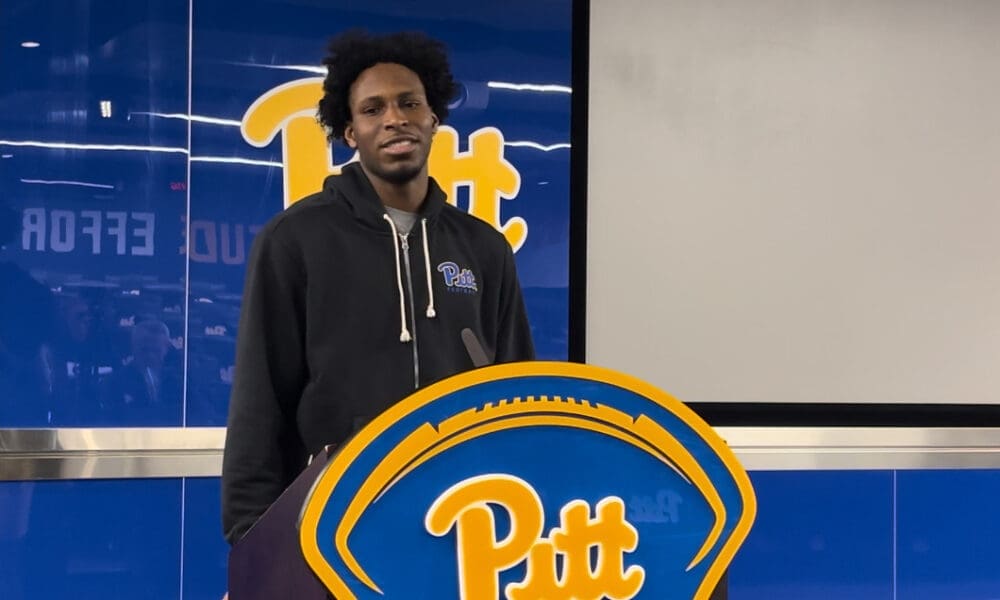 Pitt wide receiver Deuce Spann.
