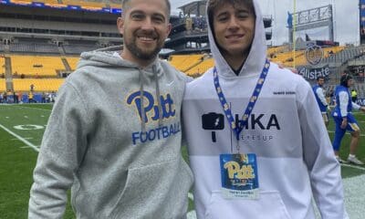 Pitt offers Fox Chapel kicker Harran Zureikat. Photo courtesy of Zureikat's X account.