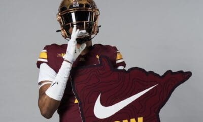 South Fayette Anthony Charles during his Minnesota official visit. Photo courtesy of Charles' X account.