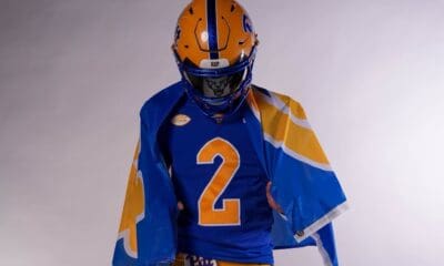 Pitt 2026 three-star quarterback commit Angelo Renda on his official visits. Photo courtesy of Renda's X account.