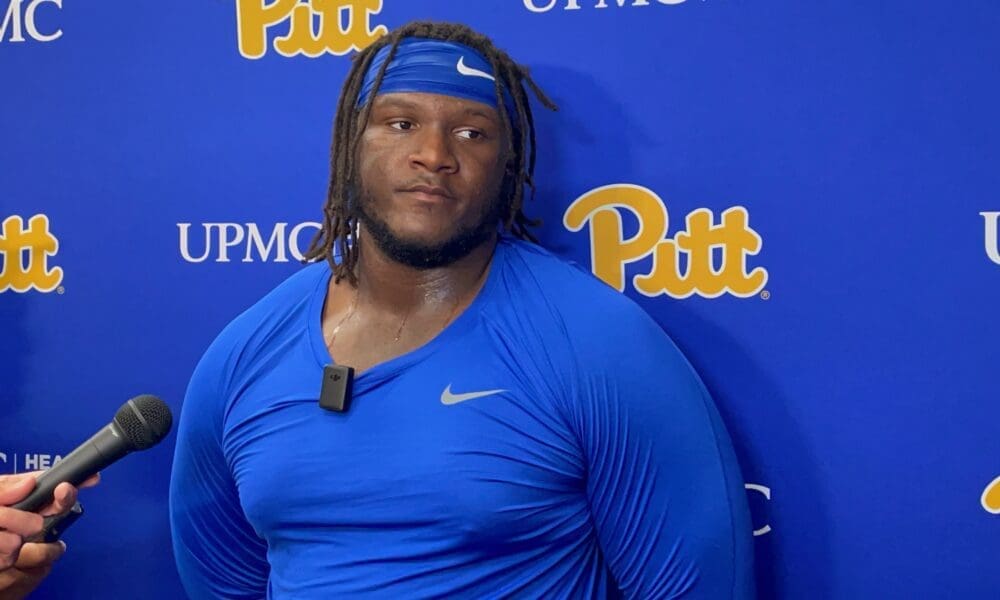 Pitt defensive tackle Deandre Jules.