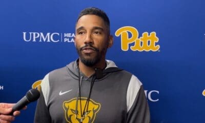 Pitt secondary coach Archie Collins.