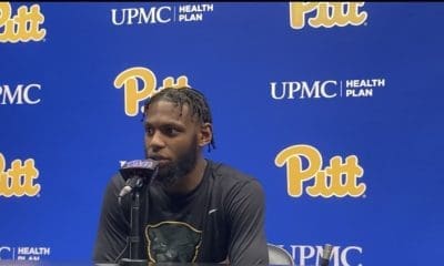 Pitt basketball's Jamarius Burton.