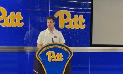 Pitt quarterback Eli Holstein.