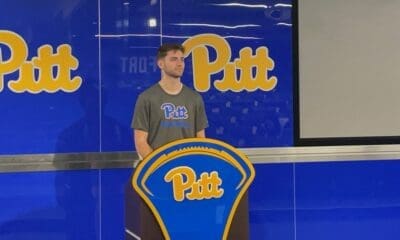 Pitt quarterback Nate Yarnell.