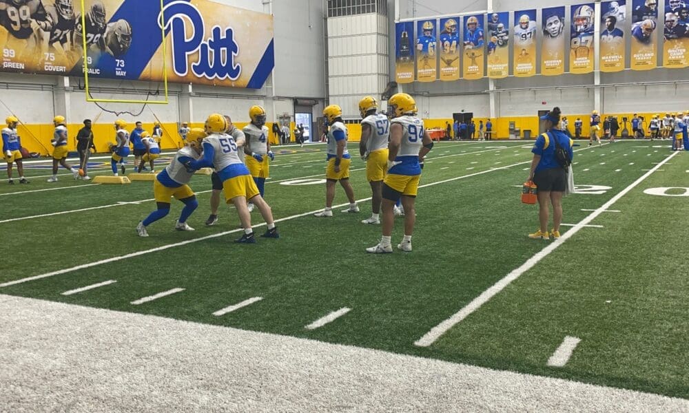 Pitt spring practice.