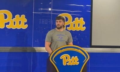 Pitt tight end Gavin Bartholomew.