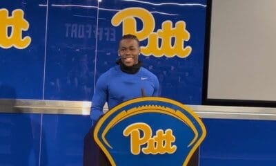 Pitt wide receiver Konata Mumpfield.