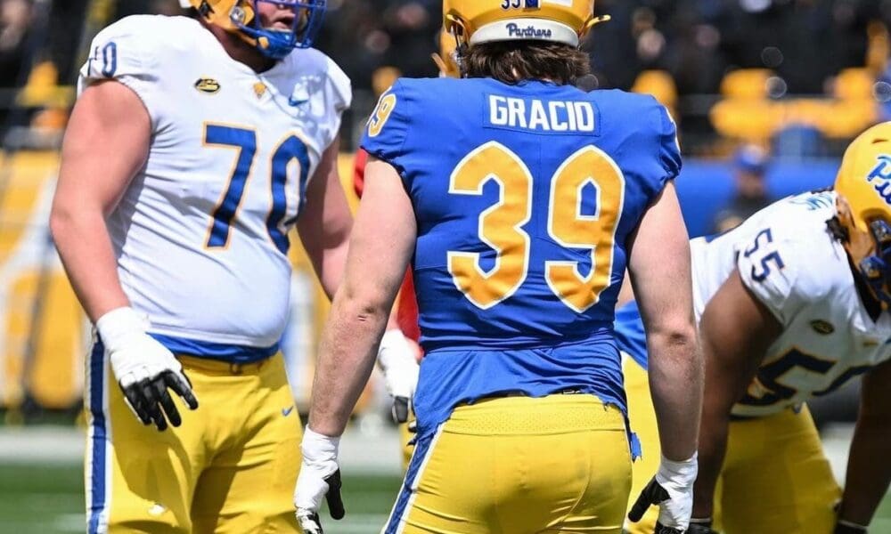 Pitt defensive end Maverick Gracio