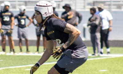 Pitt safety commit Isaac Patterson at the Under Armour Next Camp in Ohio. April 27, 2025 / Nathan Breisinger. PSN.