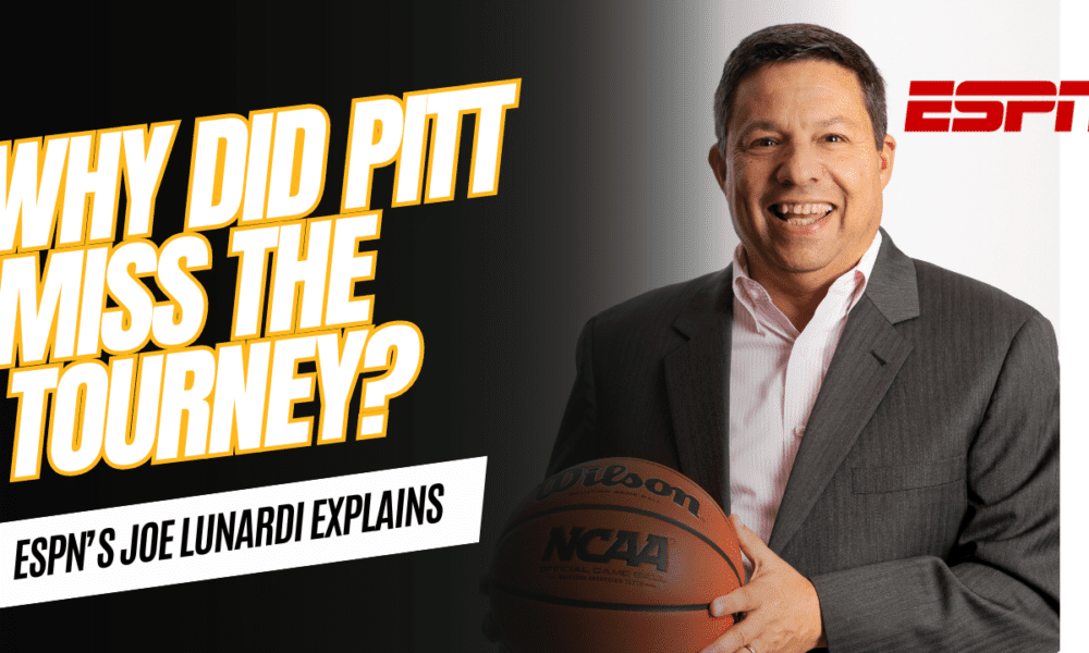 ESPN's bracketologist Joe Lunardi joined The Pittsburgh Basketball Show to discuss the reasons for Pitt missing the 2023-24 NCAA Tournament.