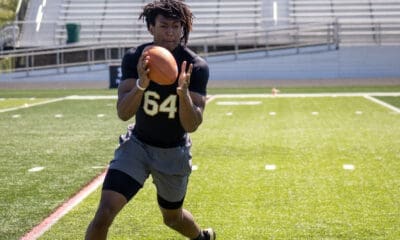 Pitt commit Marcus Jennings at the Under Armour Next Camps series in Ohio. April 27, 2025 -- Nathan Breisinger / PSN