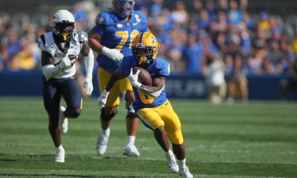 Pitt running back Desmond Reid.