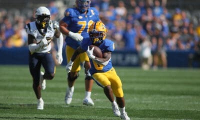 Pitt running back Desmond Reid.