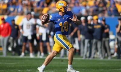 Pitt quarterback Eli Holstein