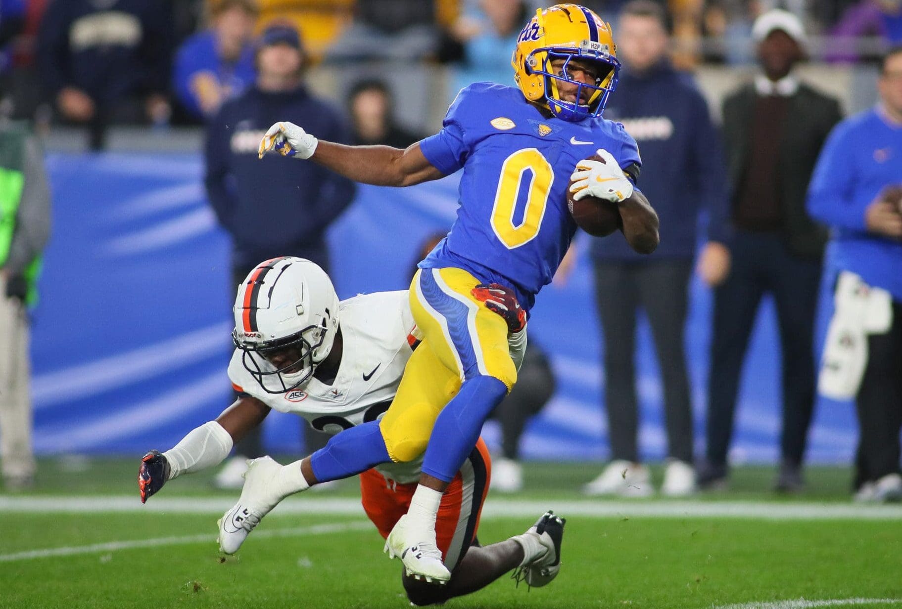 Pitt Panthers running back Desmond Reid (0) November 9, 2024. Michael Longo/PSN