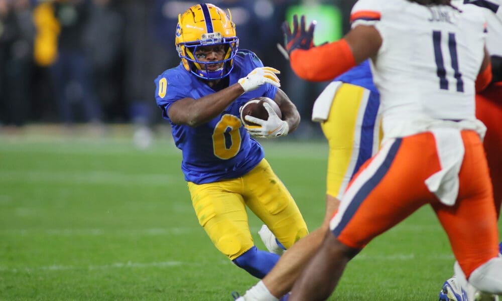 Pitt running back Desmond Reid.