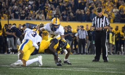Pitt safety Donovan McMillon.