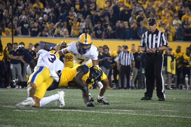 Pitt safety Donovan McMillon.