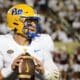 Pitt QB Phil Jurkovec drops back to pass against Virginia Tech on Saturday, Sept. 30, 2023 in Blacksburg, Virginia. (Mitchell Northam / Pittsburgh Sports Now.)