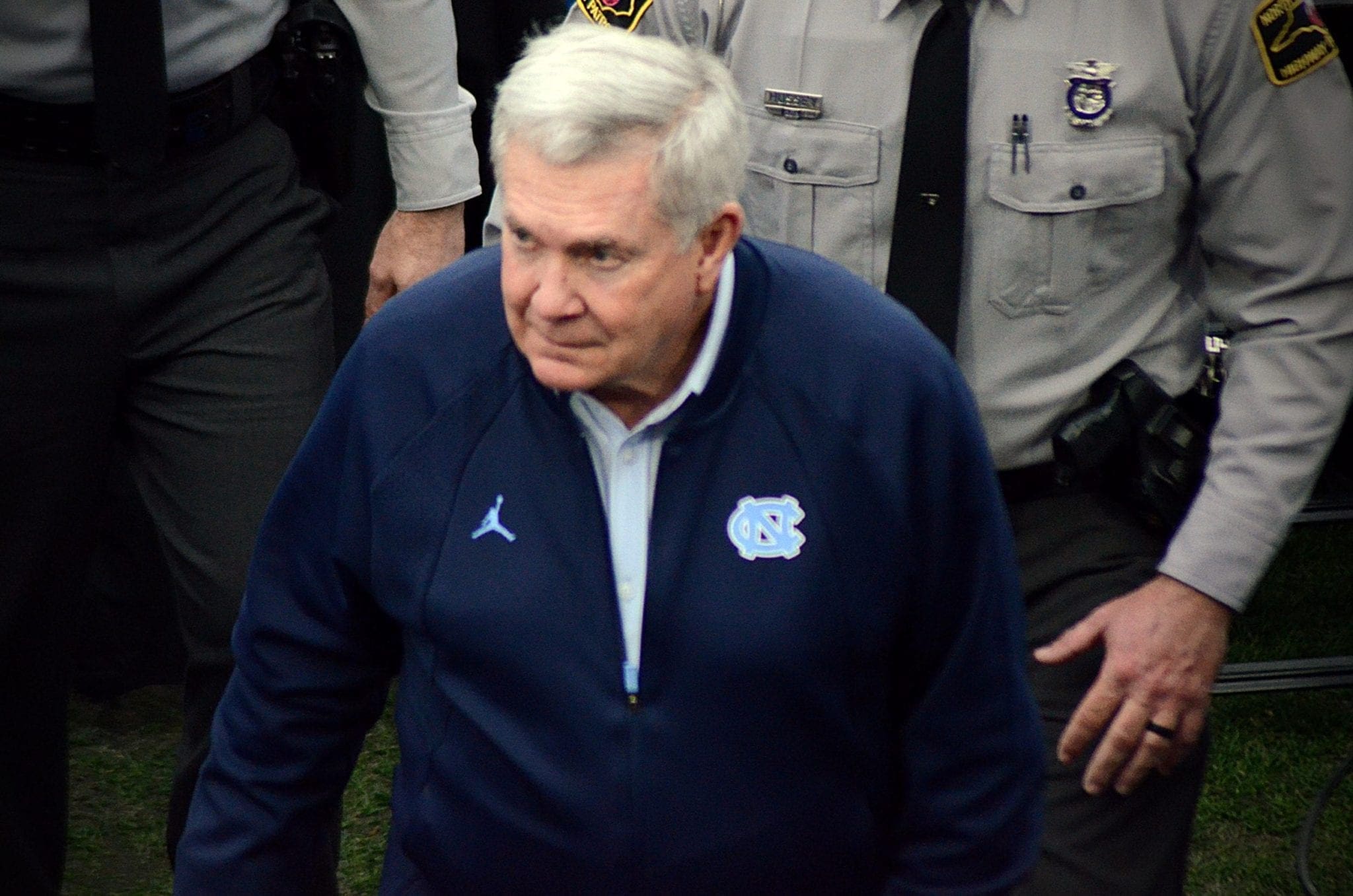 North Carolina head coach Mack Brown.
