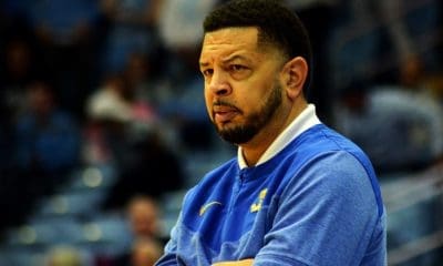 Jeff Capel as Pitt plays against North Carolina on Wednesday, Feb. 1, 2023 in Chapel Hill. (Mitchell Northam / Pittsburgh Sports Now)