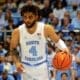 RJ Davis as Pitt plays against North Carolina on Wednesday, Feb. 1, 2023 in Chapel Hill. (Mitchell Northam / Pittsburgh Sports Now)
