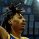 Nike Sibande as Pitt plays against North Carolina on Wednesday, Feb. 1, 2023 in Chapel Hill. (Mitchell Northam / Pittsburgh Sports Now)